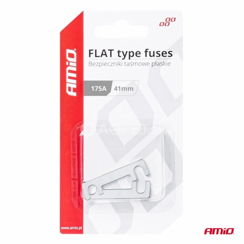 Ploch&eacute; p&aacute;skov&eacute; poistky FLAT 41mm 175A AMIO-03496