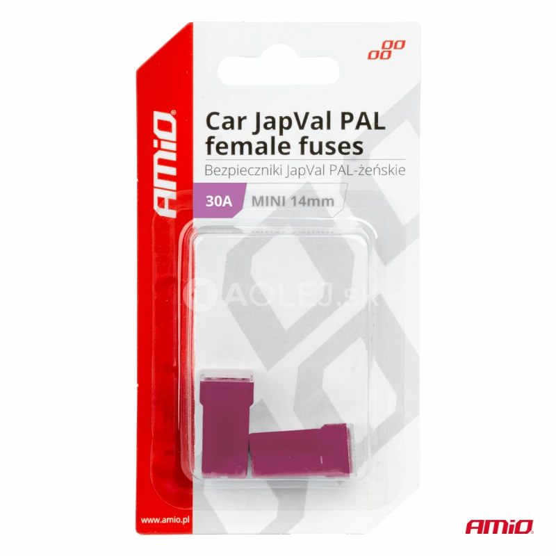 Poistky JAPVAL PAL samica 30A AMIO-03437