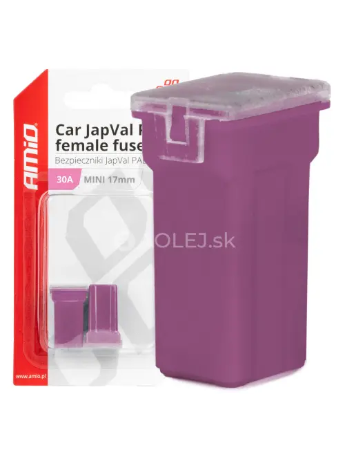 Poistky JAPVAL PAL samica 30A AMIO-03444