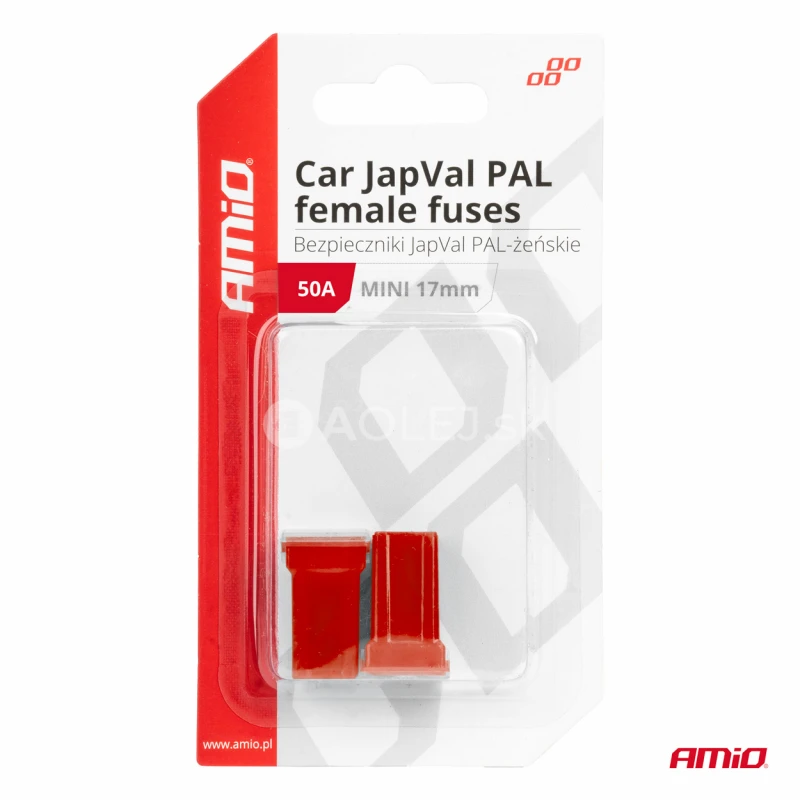Poistky JAPVAL PAL samica 50A AMIO-03446