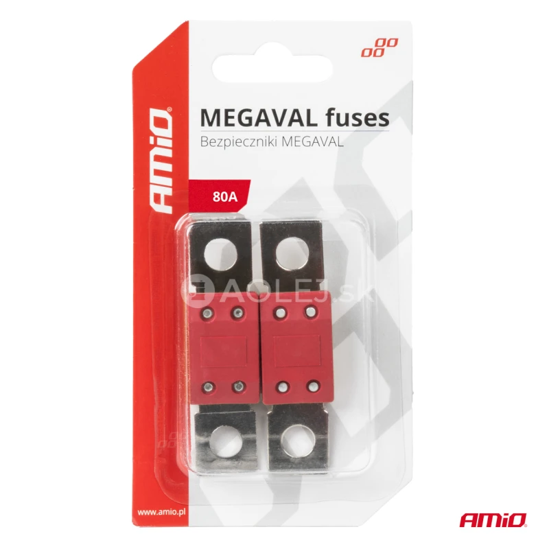 Poistky MEGAVAL 80A AMIO-03462