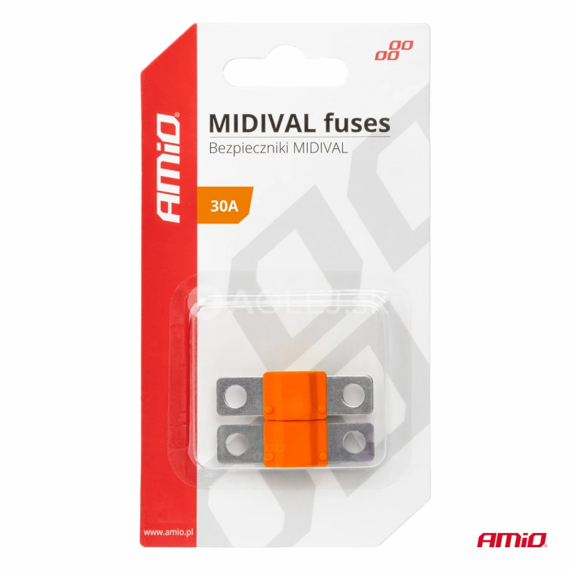 Poistky MIDIVAL 30A AMIO-03473