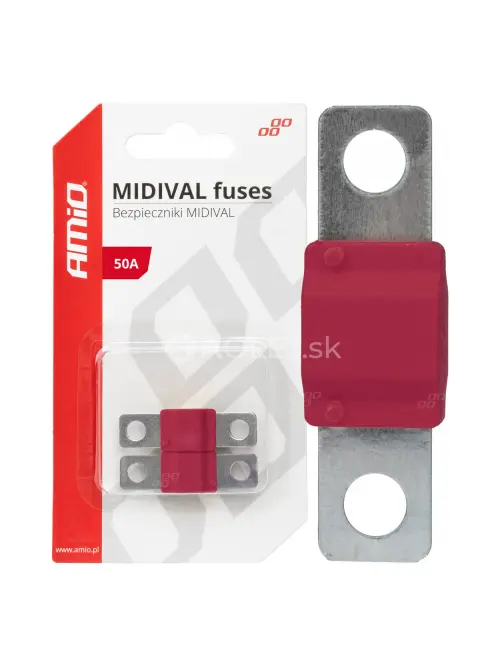 Poistky MIDIVAL 50A AMIO-03475