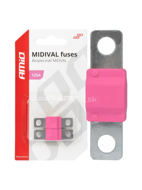 Poistky MIDIVAL 125A AMIO-03480