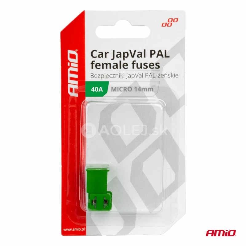 Poistky JAPVAL PAL samica 40A AMIO-03454