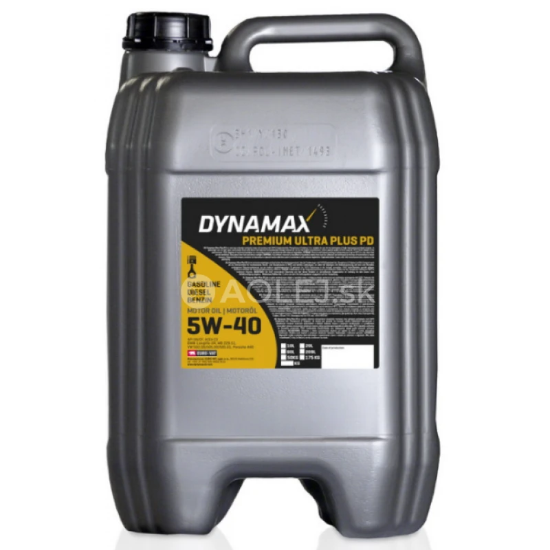 Dynamax Premium Ultra Plus PD 5W-40 20L