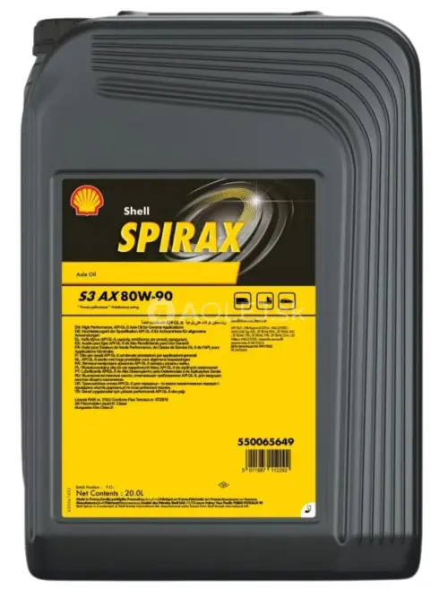 Shell Spirax S3 AX 80W-90 20L