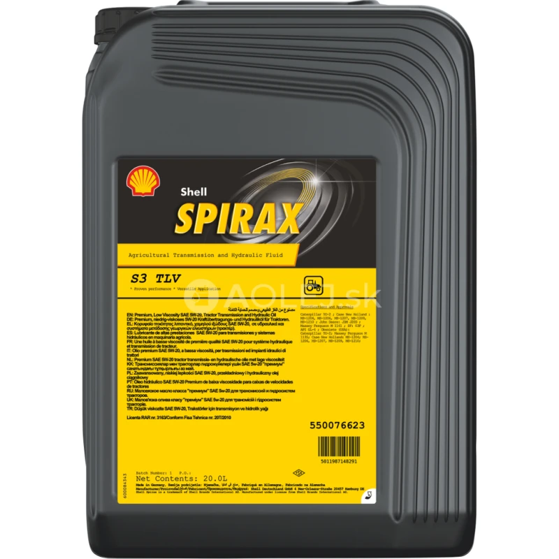 Shell Spirax S3 TLV 20L