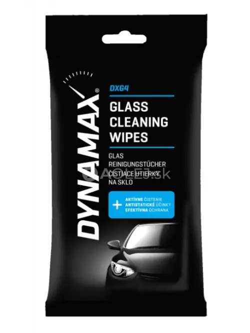Dynamax DXG4 Vlhčen&eacute; utierky na sklo 24ks