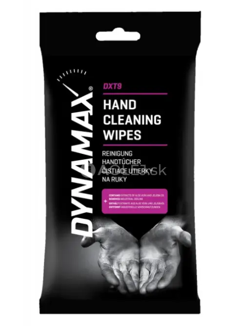 Dynamax DXT9 Vlhčen&eacute; utierky na ruky 24ks