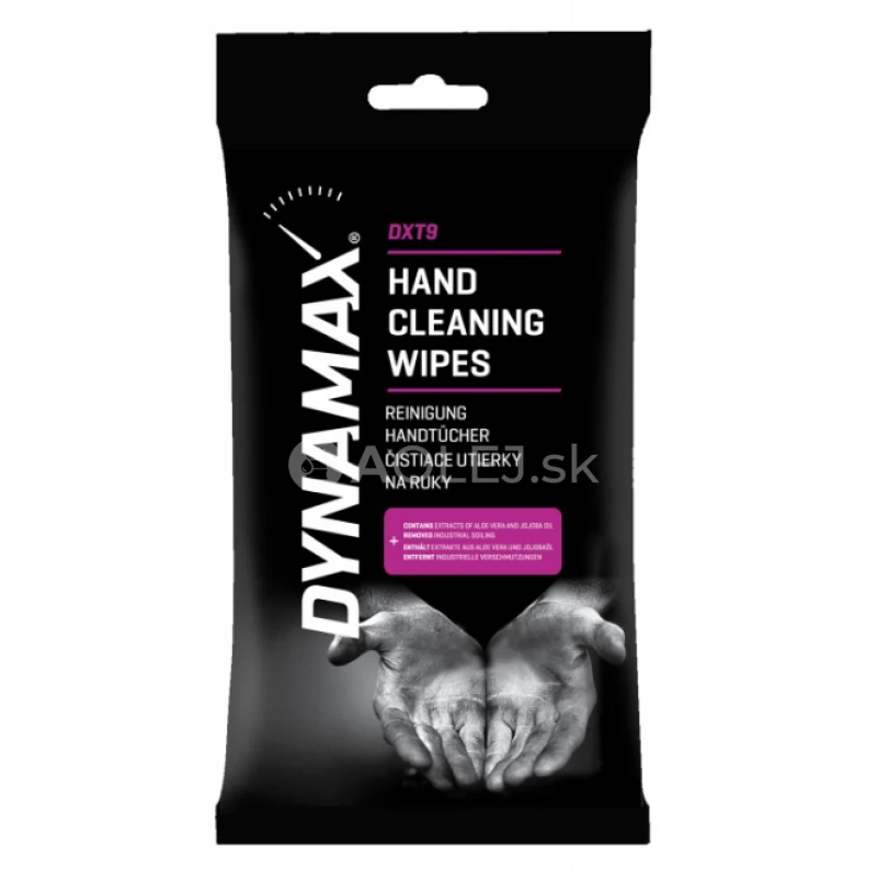 Dynamax DXT9 Vlhčen&eacute; utierky na ruky 24ks