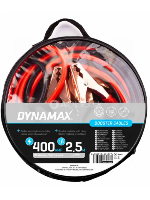 Dynamax Śtartovacie k&aacute;ble 400A 2,5m