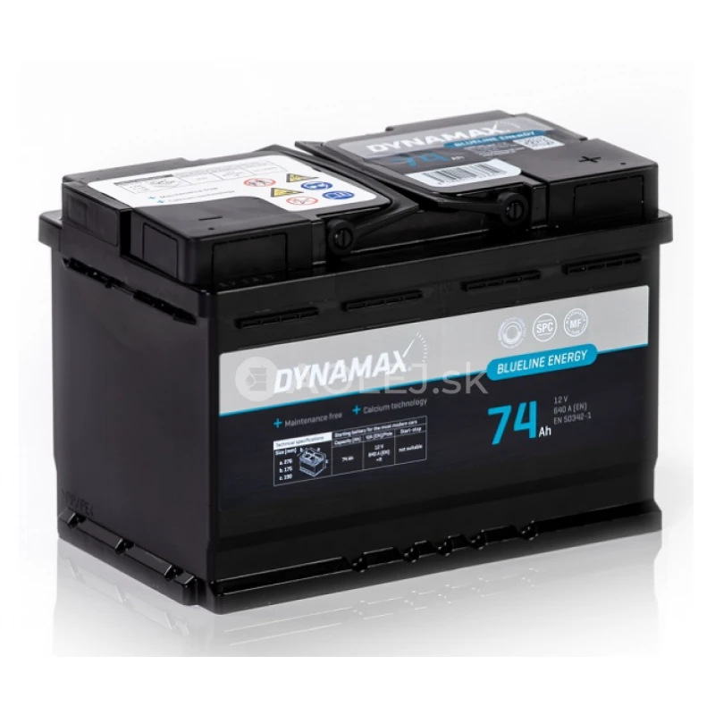 Dynamax Energy Blueline 12V 74Ah 640A