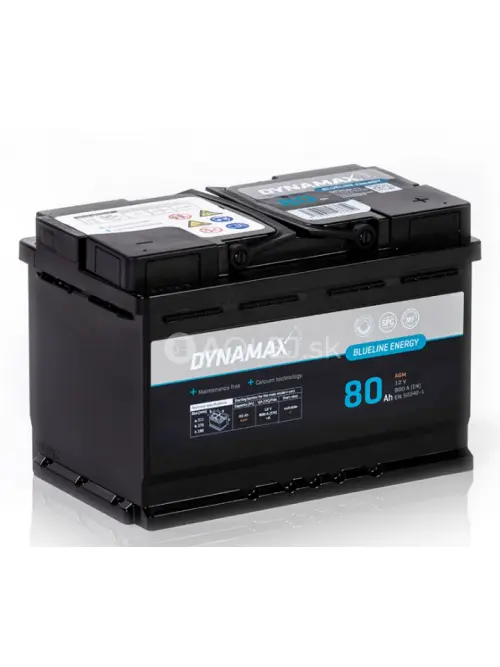 Dynamax Energy Blueline AGM 12V 80Ah 800A 