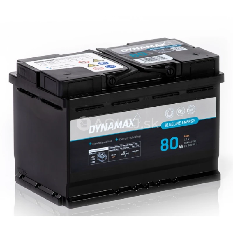 Dynamax Energy Blueline AGM 12V 80Ah 800A 