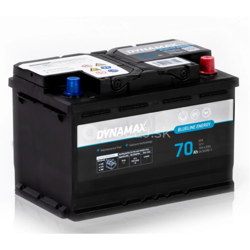 Dynamax Energy Blueline EFB 12V 70Ah 760A