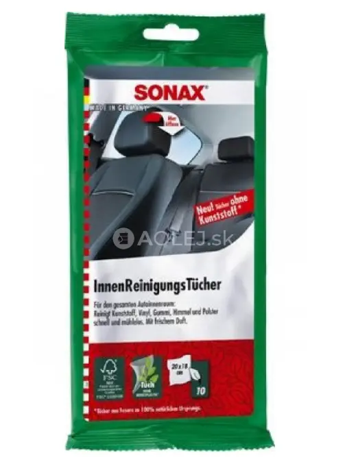 Sonax Čistiace utierky na interi&eacute;r 10ks