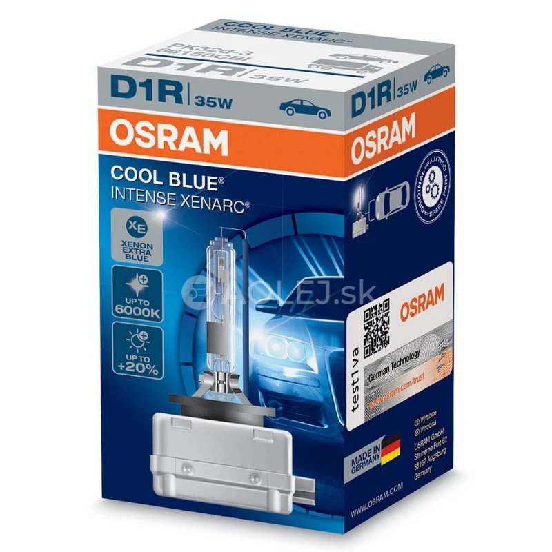 Osram 85V 35W Pk32d-3 D1R Xenarc Cool Blue Intense