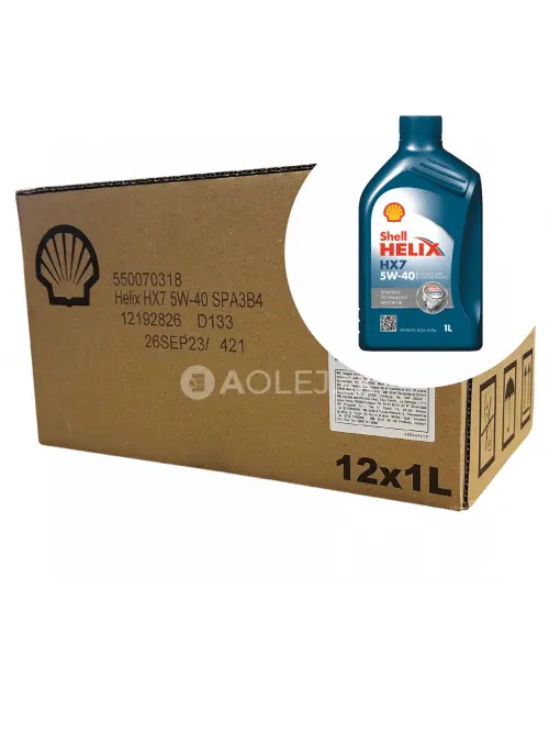 Shell Helix HX7 5W-40 12x1L