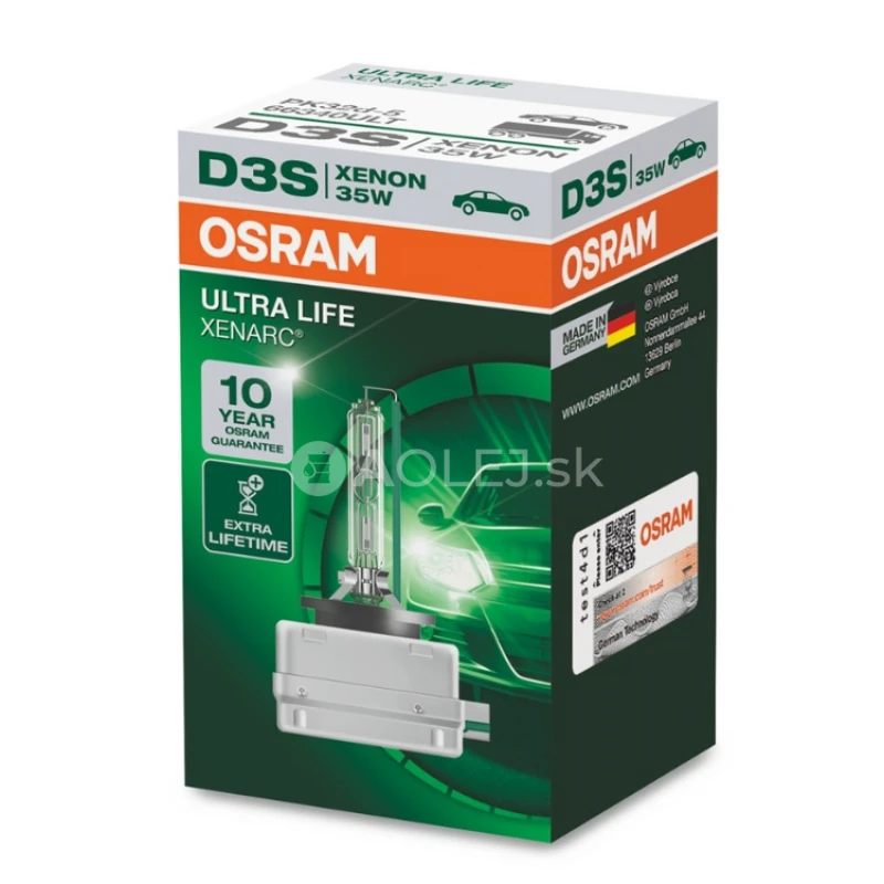 Osram 42V 35W PK32d-5 D3S Xenarc Ultra Life 