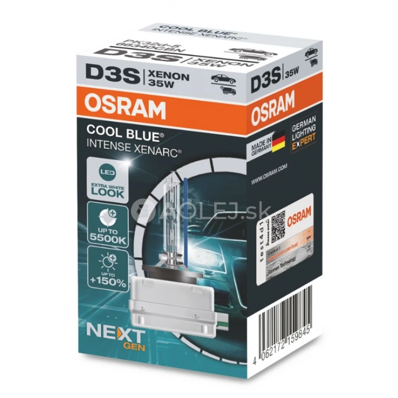 Osram 42V 35W PK32d-5 D3S Xenarc Cool Blue Intense Nextgen 