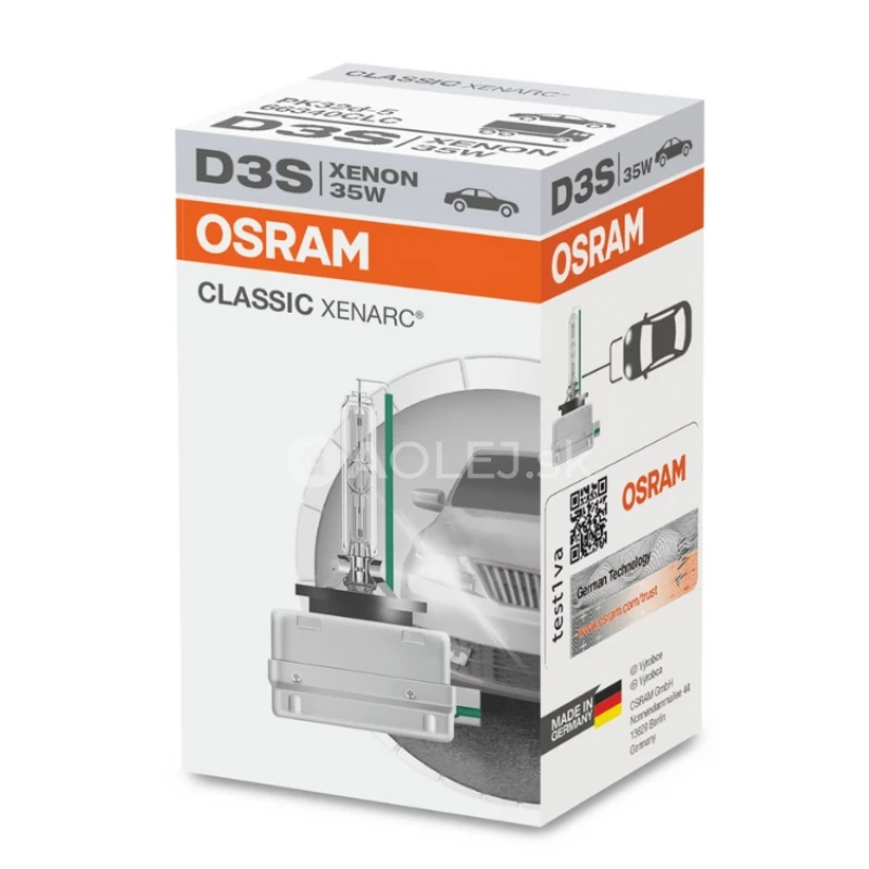 Osram 42V 35W PK32d-5 D3S Xenarc Classic