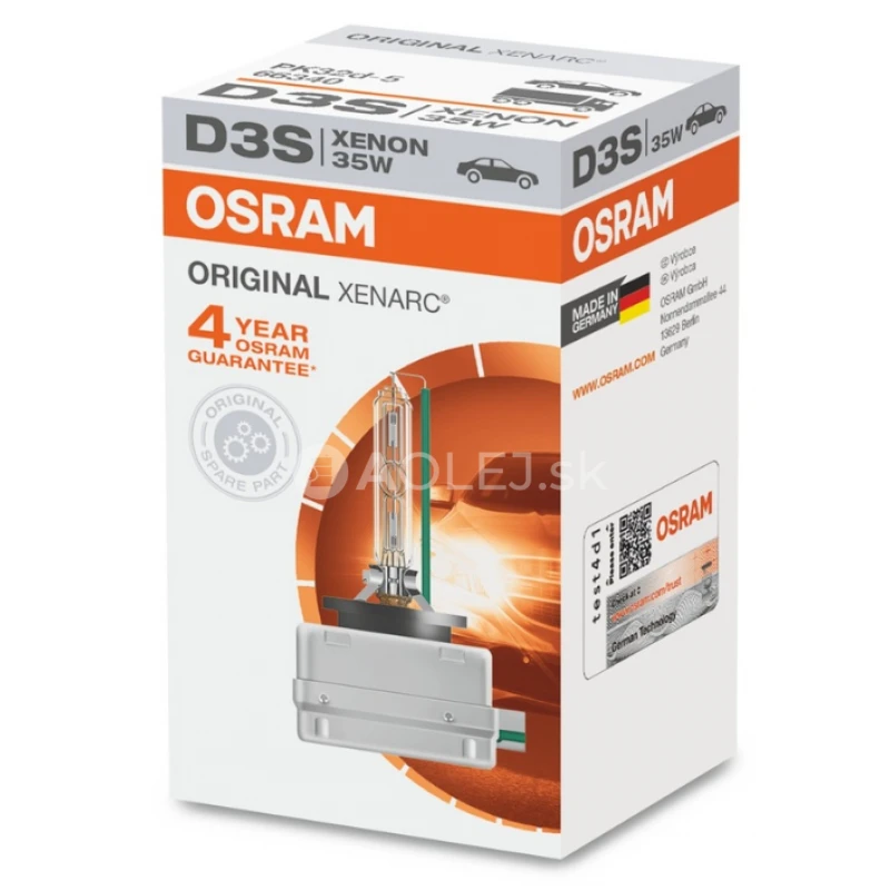 Osram 42V 35W PK32d-5 D3S Original Xenarc