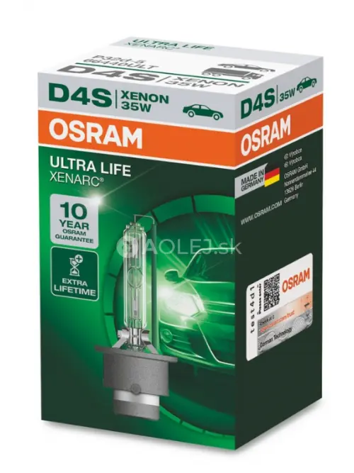 Osram 42V 35W P32d-5 D4S Xenarc Ultra Life 