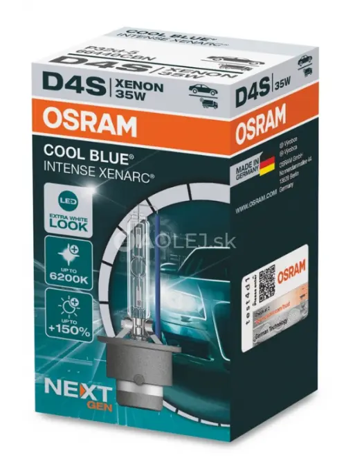 Osram 42V 35W P32d-5 D4S Xenarc Cool Blue Intense Nextgen 