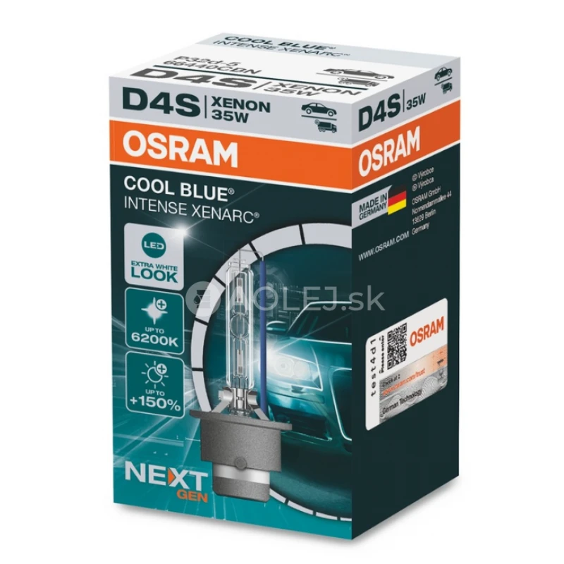 Osram 42V 35W P32d-5 D4S Xenarc Cool Blue Intense Nextgen 