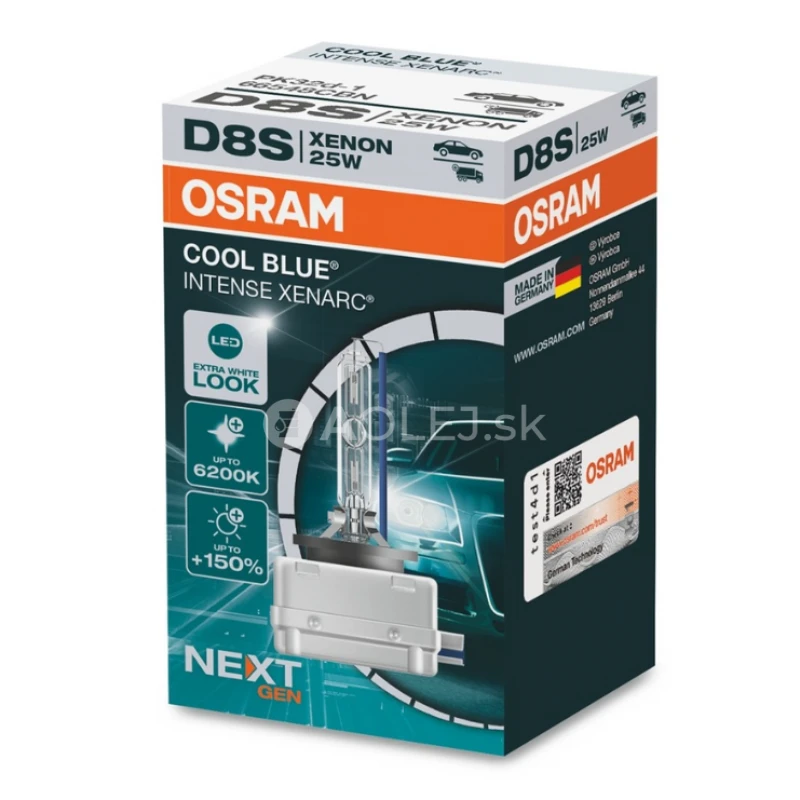 Osram 42V 25W PK32d-1 D8S Xenarc Cool Blue Intense Nextgen