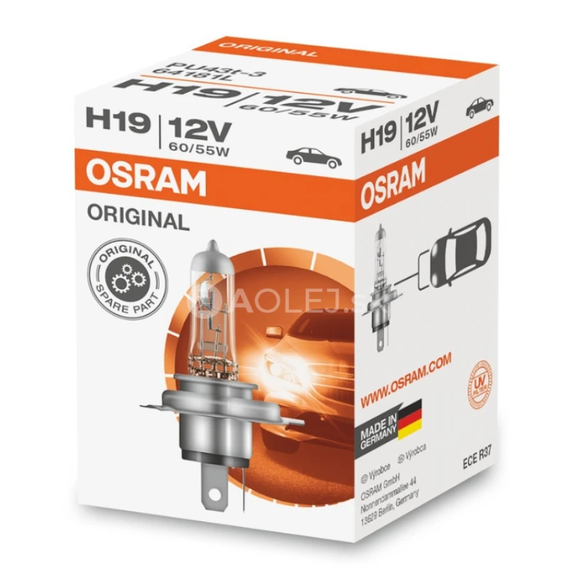 Osram H19 12V 60/55W PU43t-3 Original