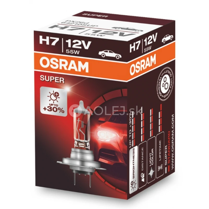 Osram H7 12V 55W PX26d Super