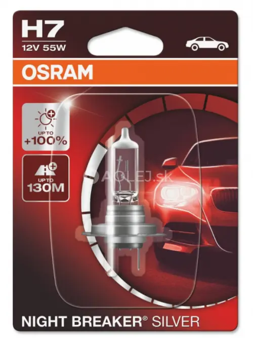 Osram H7 12V 55W PX26D Night Breaker Silver - blister