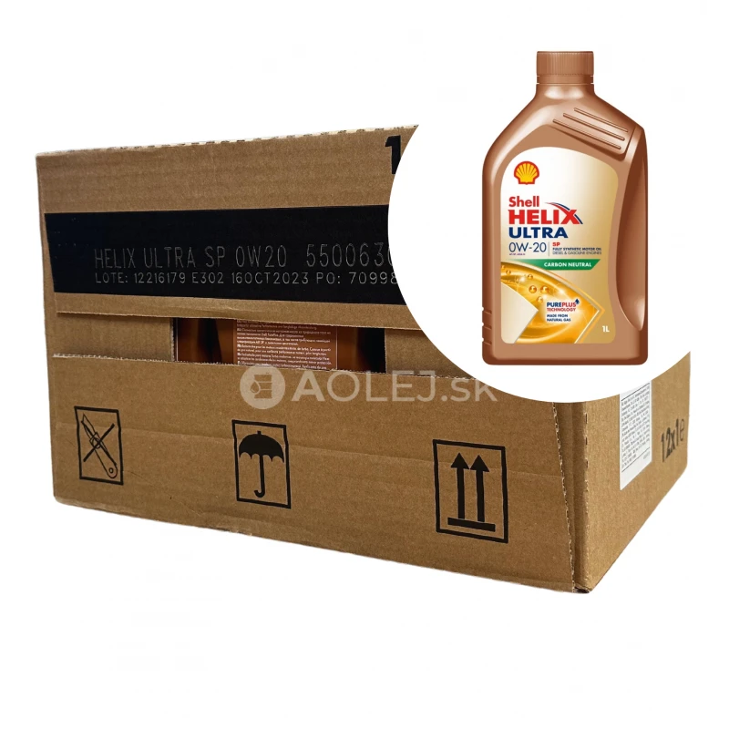 Shell Helix Ultra SP 0W-20 12x1L