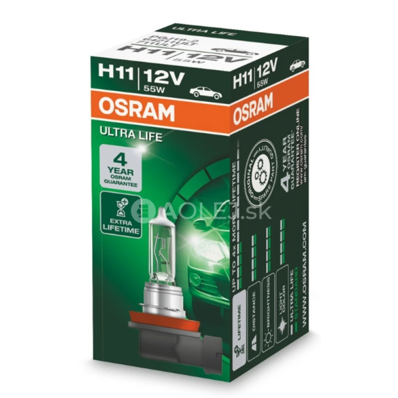 Osram H11 12V 55W PGJ19-2 Ultra Life 