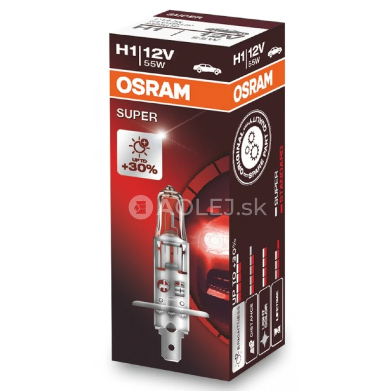 Osram H1 12V 55W P14,5s Super