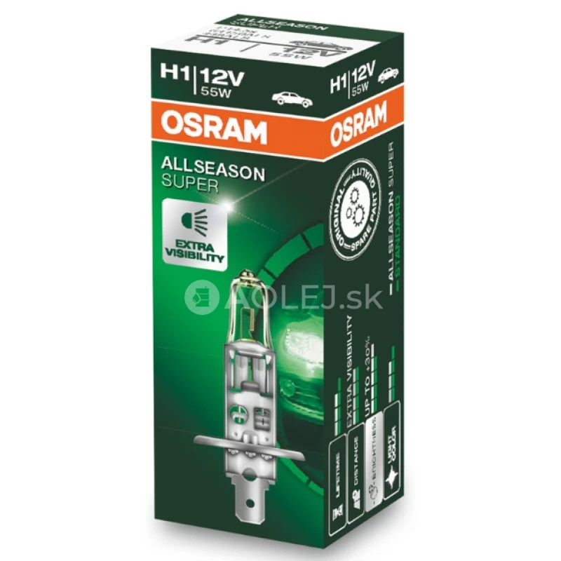 Osram H1 12V 55W P14,5s Allseason Super