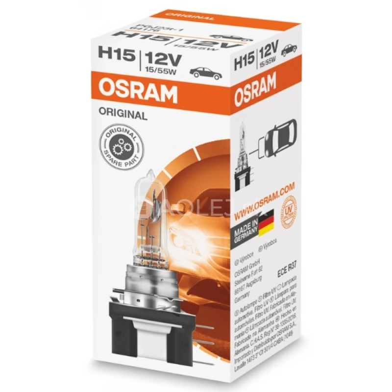 Osram H15 12V 15/55W PGJ23t-1 Original