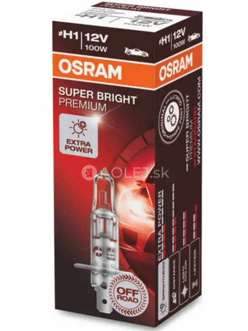 Osram H1 12V 100W P14,5s Super Bright Premium