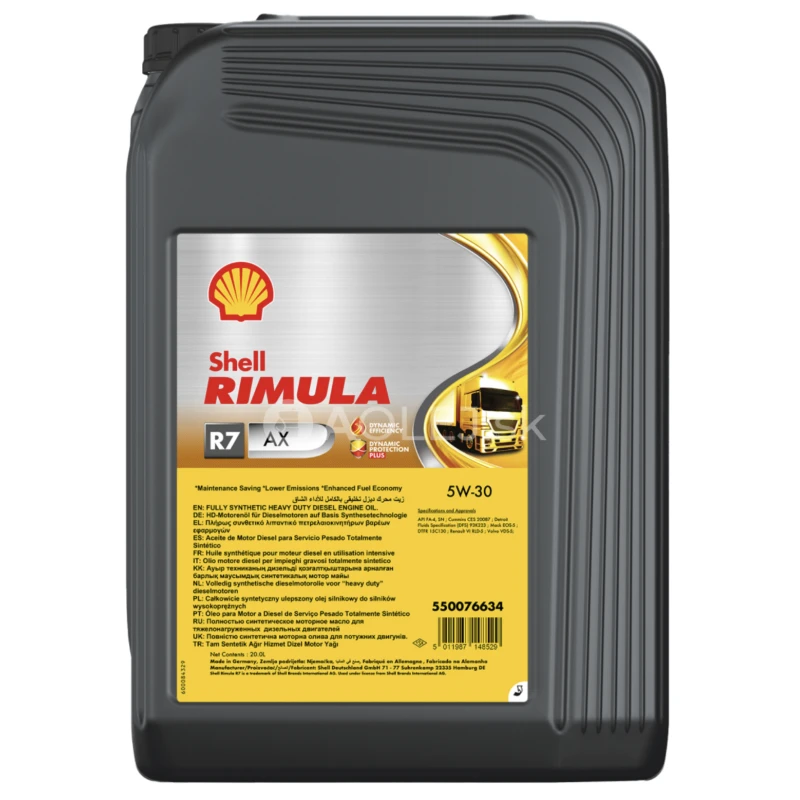 Shell Rimula R7 AX 5W-30 20L