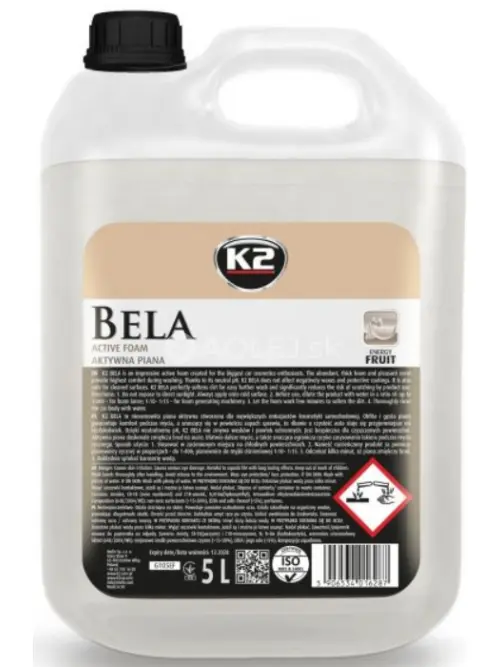 K2 Bela Energy Fruit /akt&iacute;vna pena/ 5L