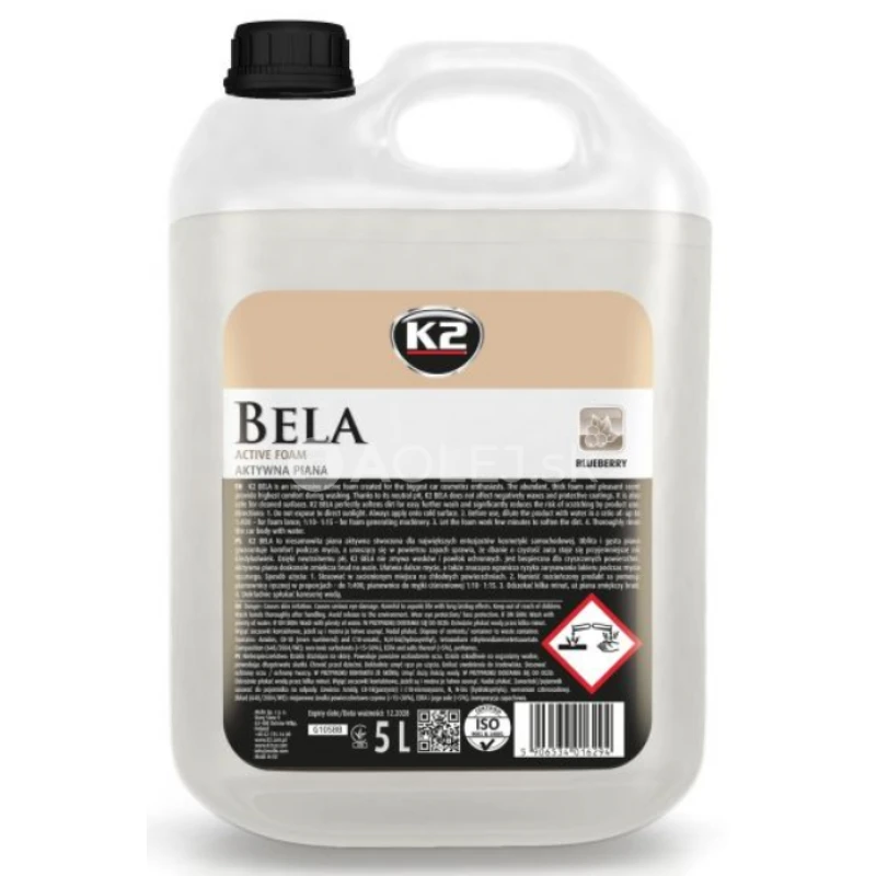 K2 Bela Blueberry /akt&iacute;vna pena/ 5L