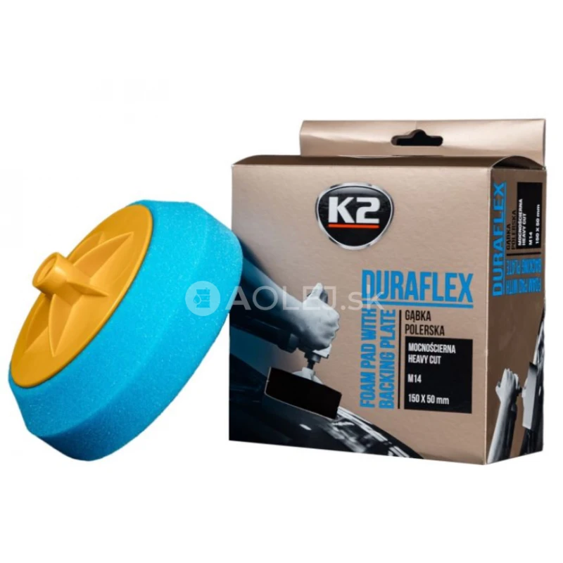 K2 Duraflex Medium Abrasive Foam Pad Blue M-14