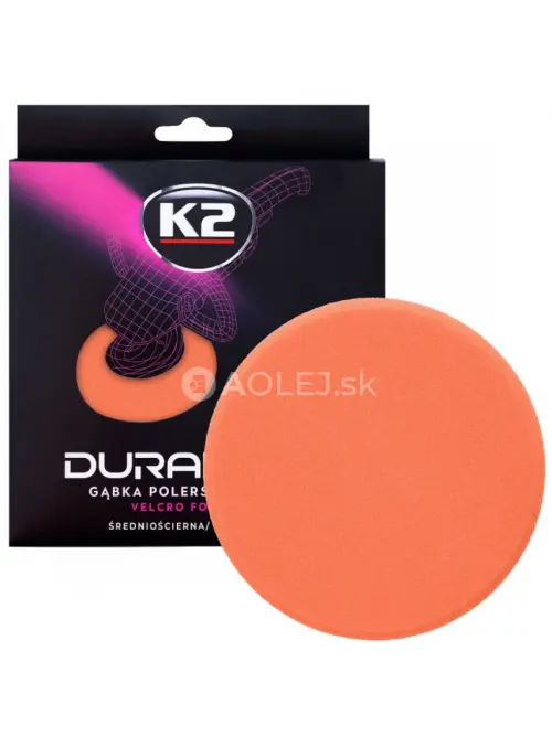 K2 Duraflex Medium Abrasive Foam Pad Orange 