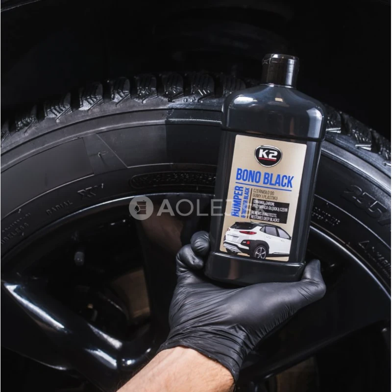 K2 Bono black - čiernidlo na plasty 500ml