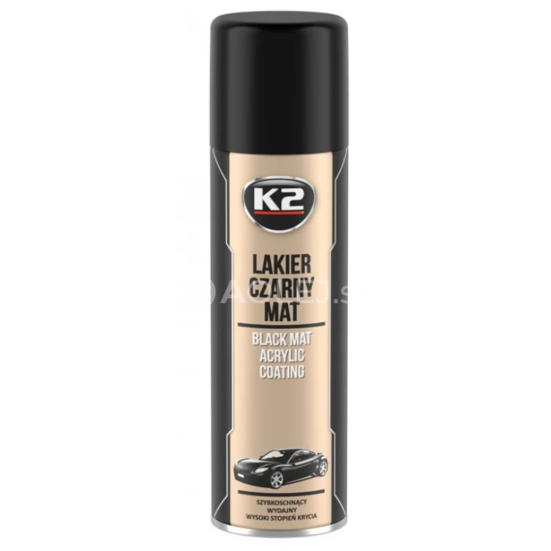 K2 Black Matt Acrylic Coating 500ml