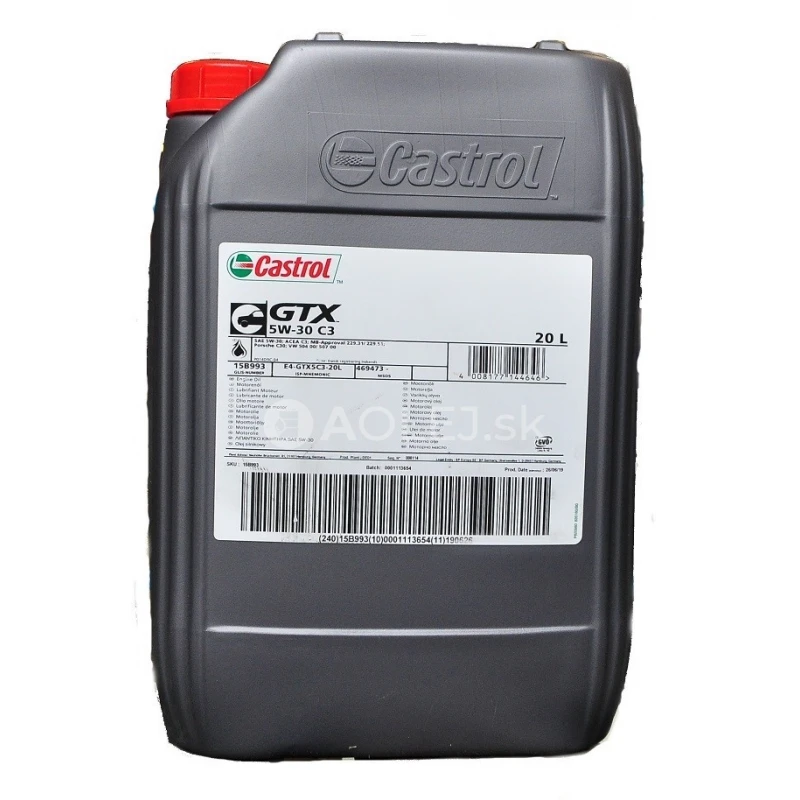 Castrol GTX C3 5W-30 20L