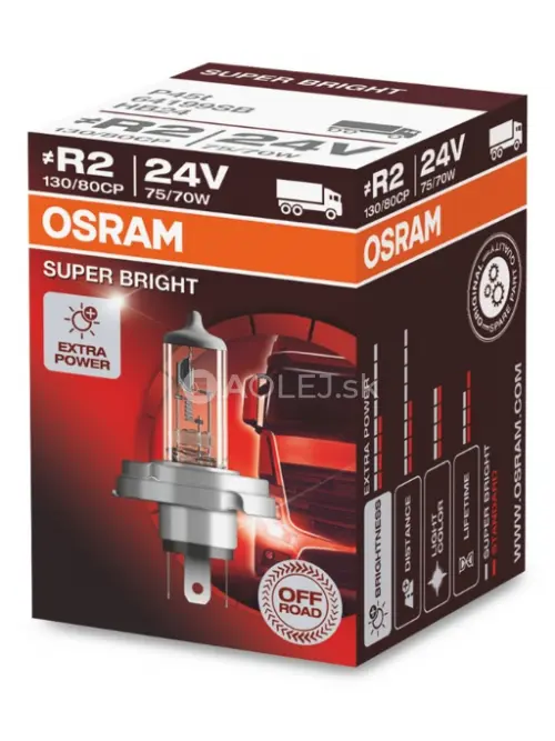 Osram R2 24V 75/70W P45t Super Bright