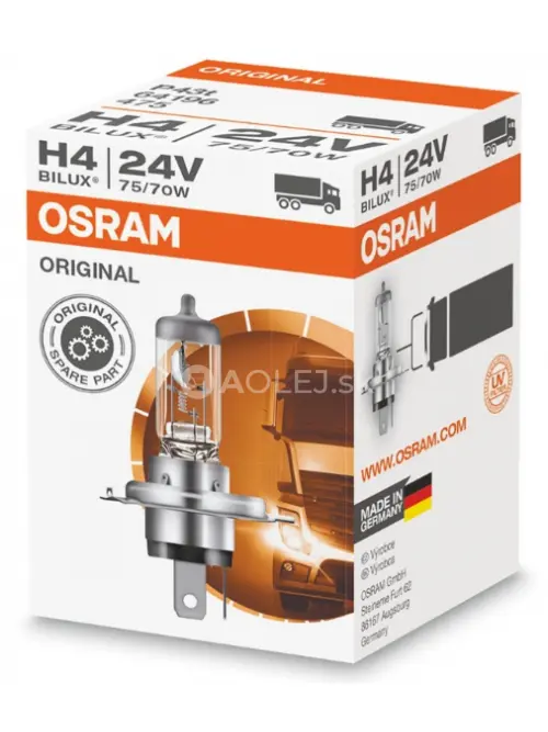 Osram H4 24V 75/70W P43t Original Line